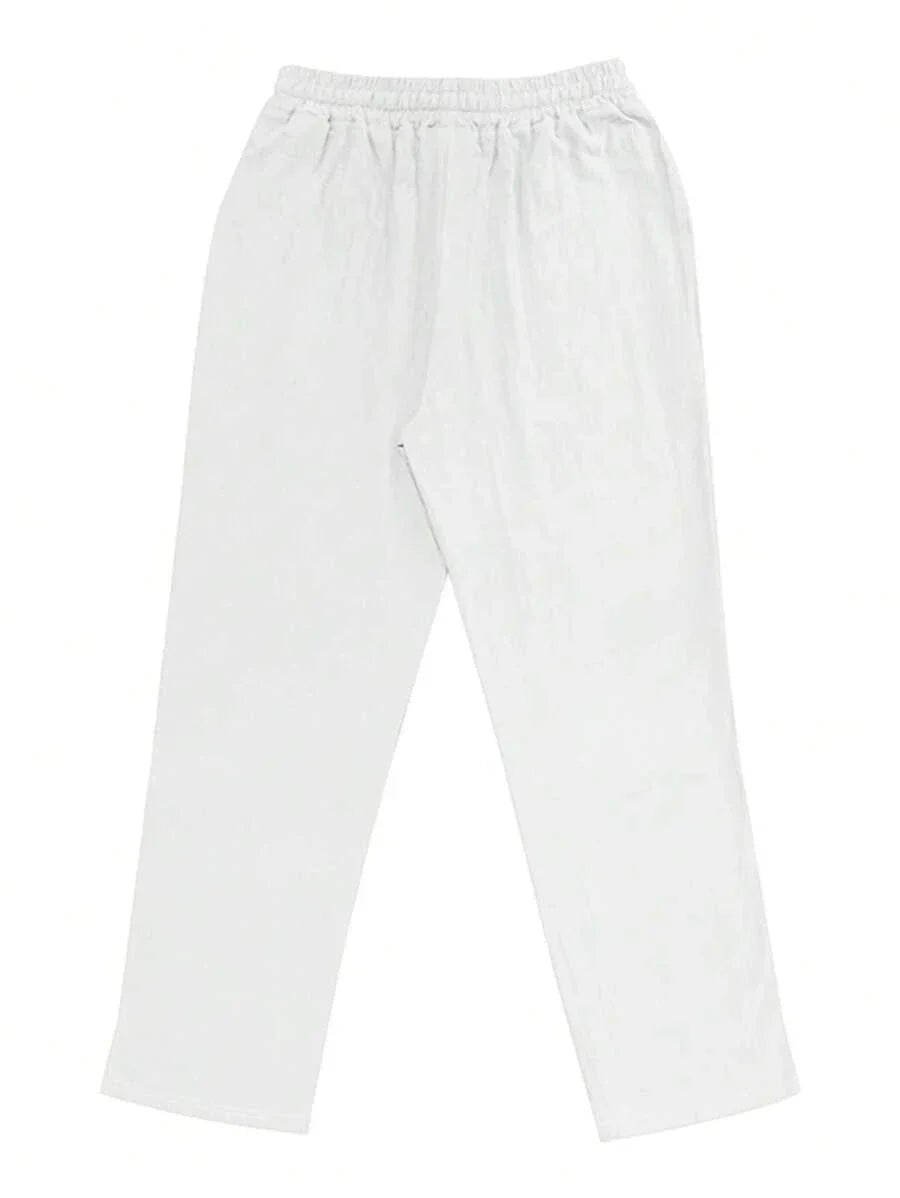 MATHIS | LIGHTWEIGHT LINEN PANTS WITH DRAWSTRING