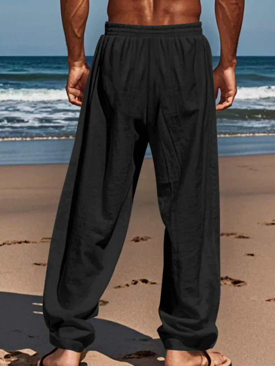 MATHIS | LIGHTWEIGHT LINEN PANTS WITH DRAWSTRING