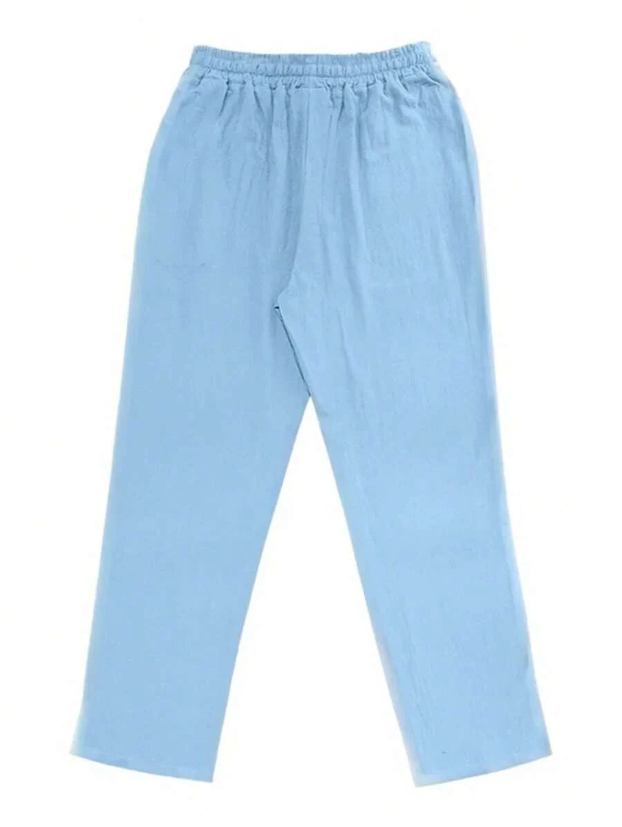 MATHIS | LIGHTWEIGHT LINEN PANTS WITH DRAWSTRING