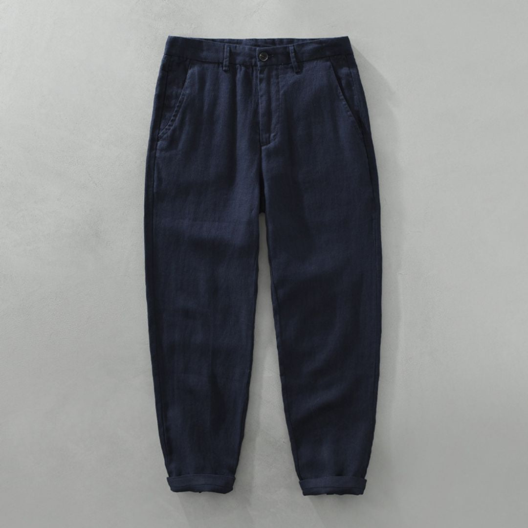 MONTAGUE YORK | STRAIGHT FLAX PANTS