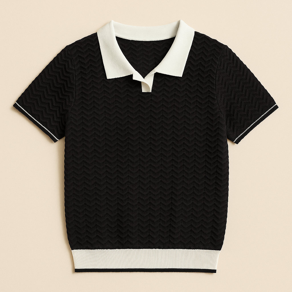LUCA | POLO SHIRT IN RICCIO FABRIC