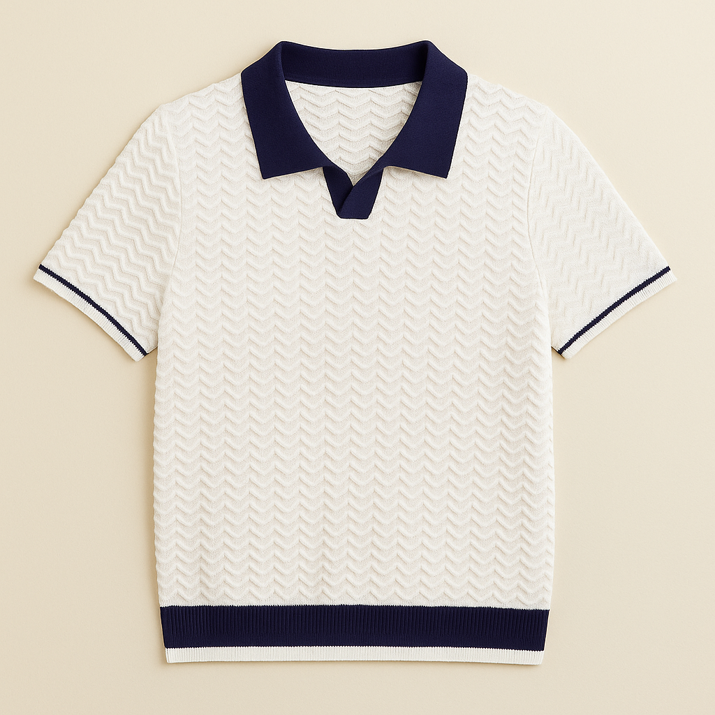 LUCA | POLO SHIRT IN RICCIO FABRIC