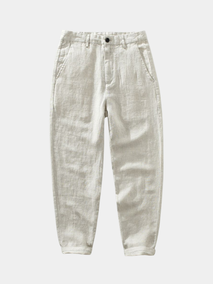 MONTAGUE YORK | STRAIGHT FLAX PANTS