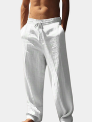 MATHIS | LIGHTWEIGHT LINEN PANTS WITH DRAWSTRING
