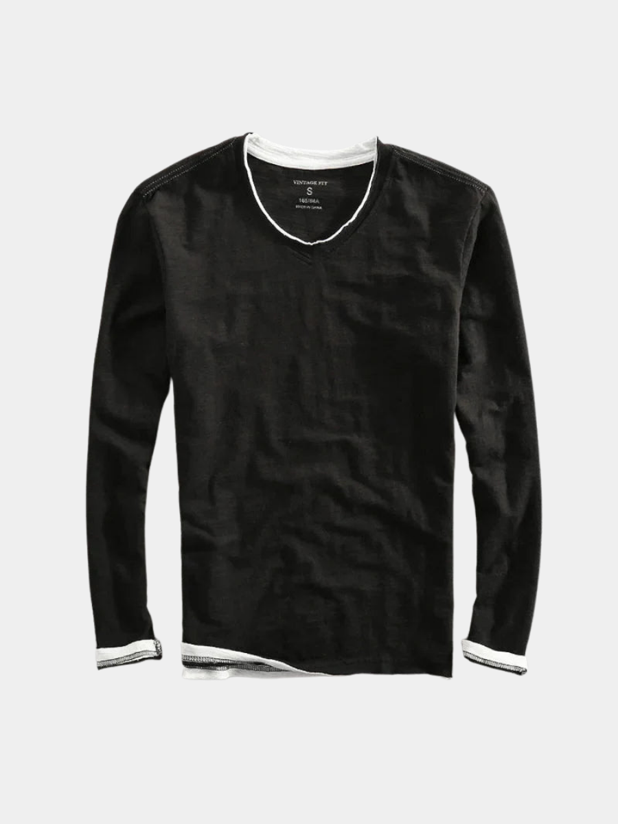 MONTAGUE YORK | LONG-SLEEVED COTTON SHIRT