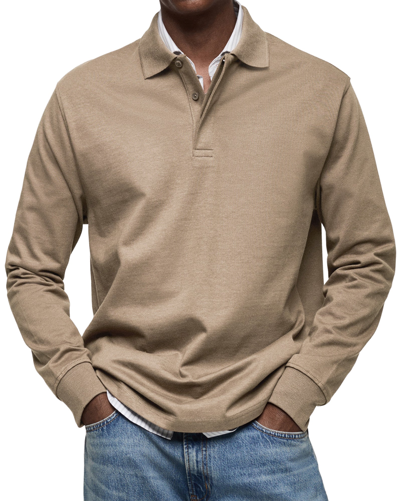 MONTAGUE YORK | LUXURY LONG-SLEEVE POLO SHIRT