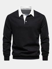 MONTAGUE YORK | Autumn Polo Sweatshirt