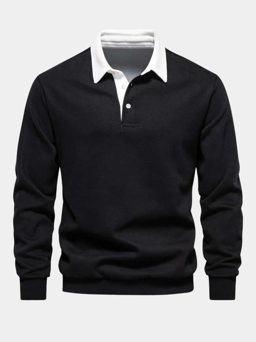 MONTAGUE YORK | Autumn Polo Sweatshirt