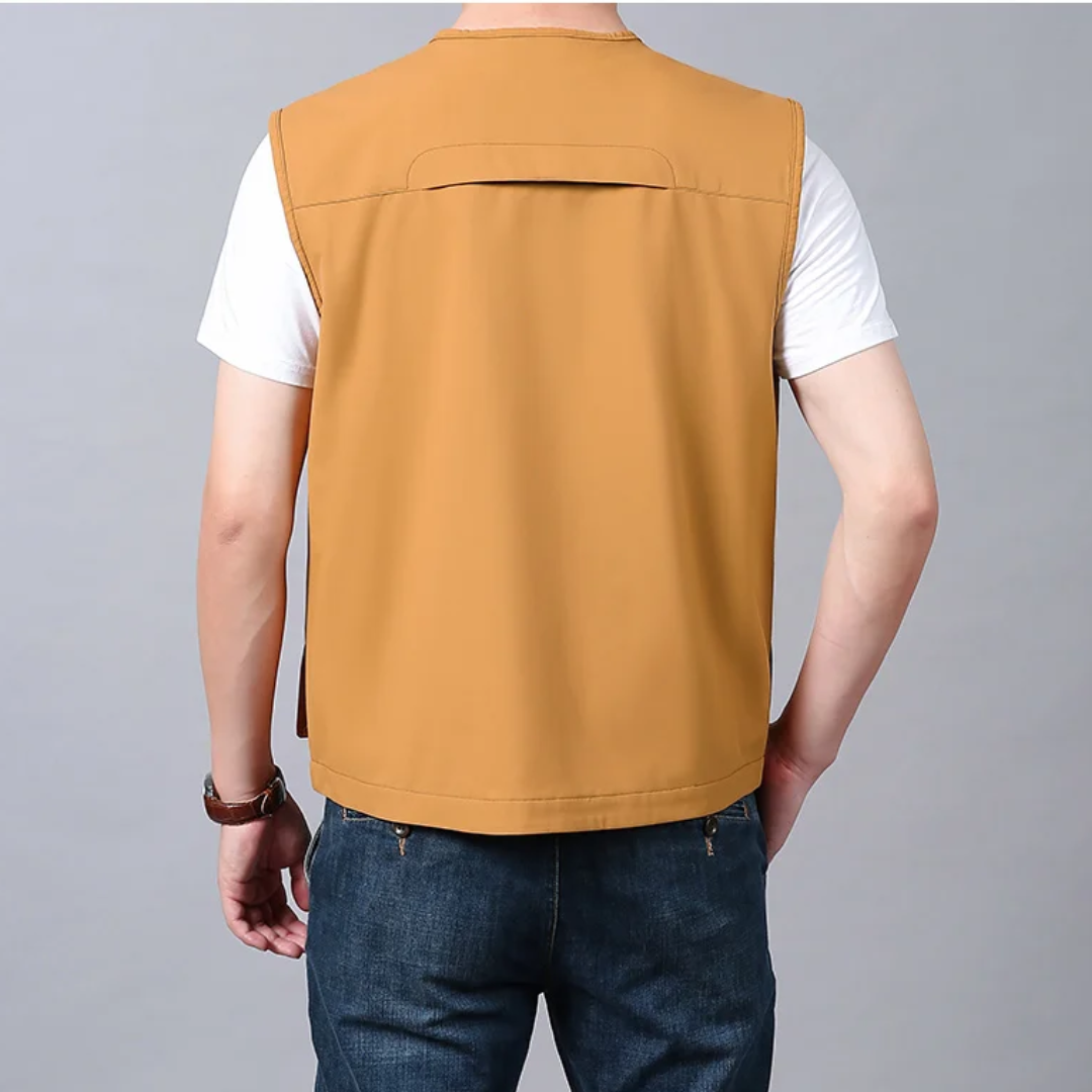 BREATHABLE MULTI-POCKET CARGO VEST