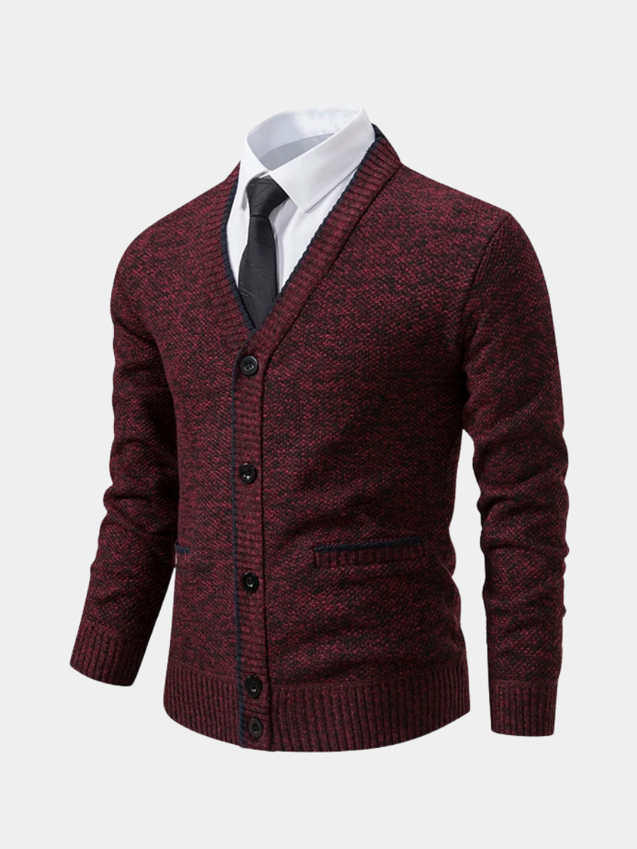 MONTAGUE YORK | LUXURY KNIT WITH V-NECK