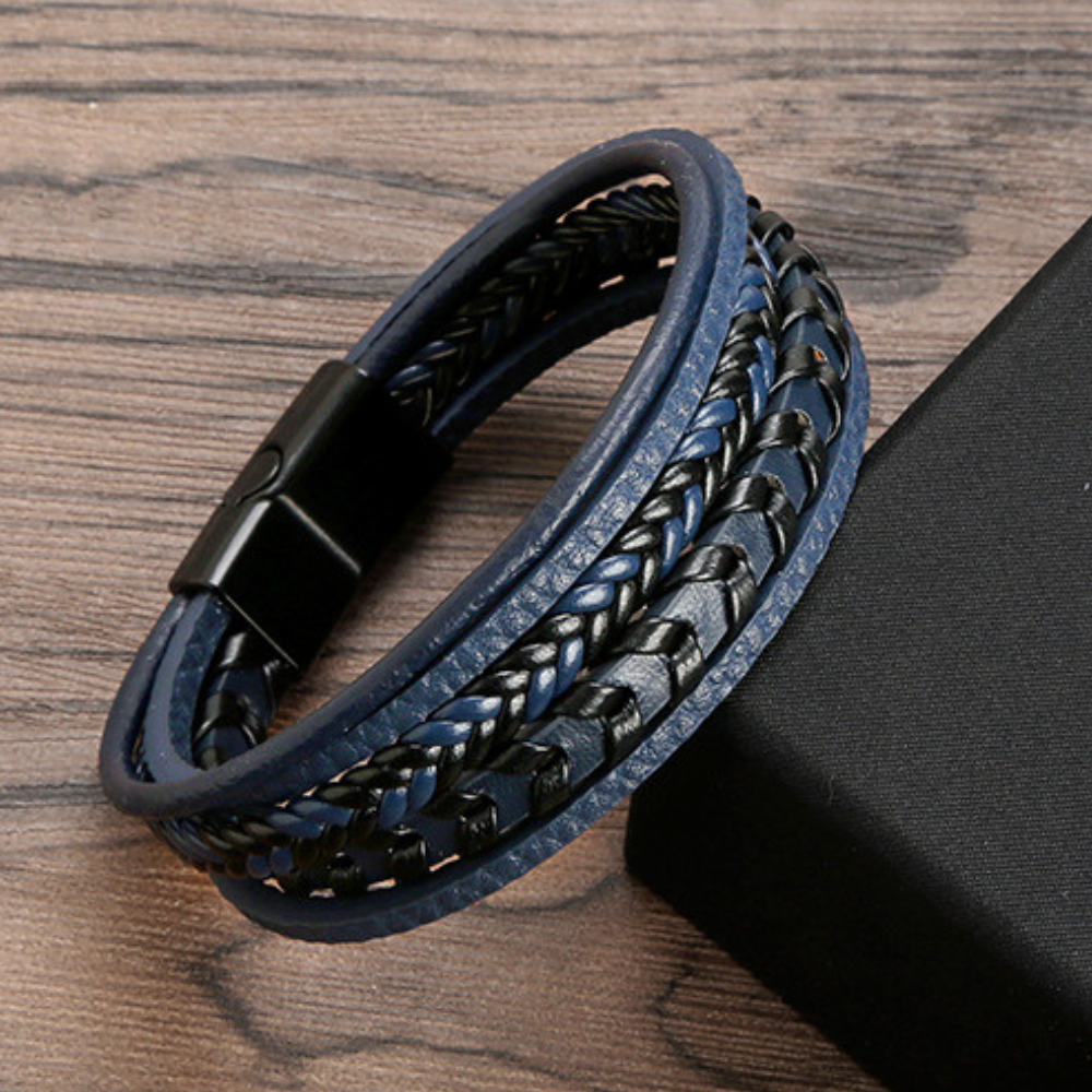 MONTAGUE YORK | LUXURY LEATHER MEN'S BRACELET