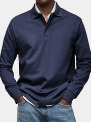 MONTAGUE YORK | LUXURY LONG-SLEEVE POLO SHIRT