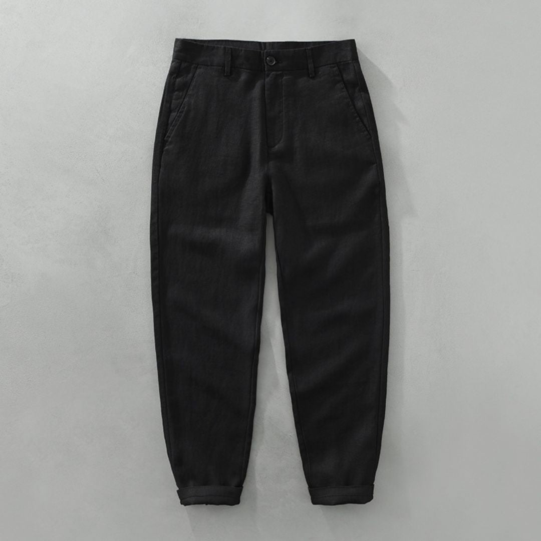 MONTAGUE YORK | STRAIGHT FLAX PANTS