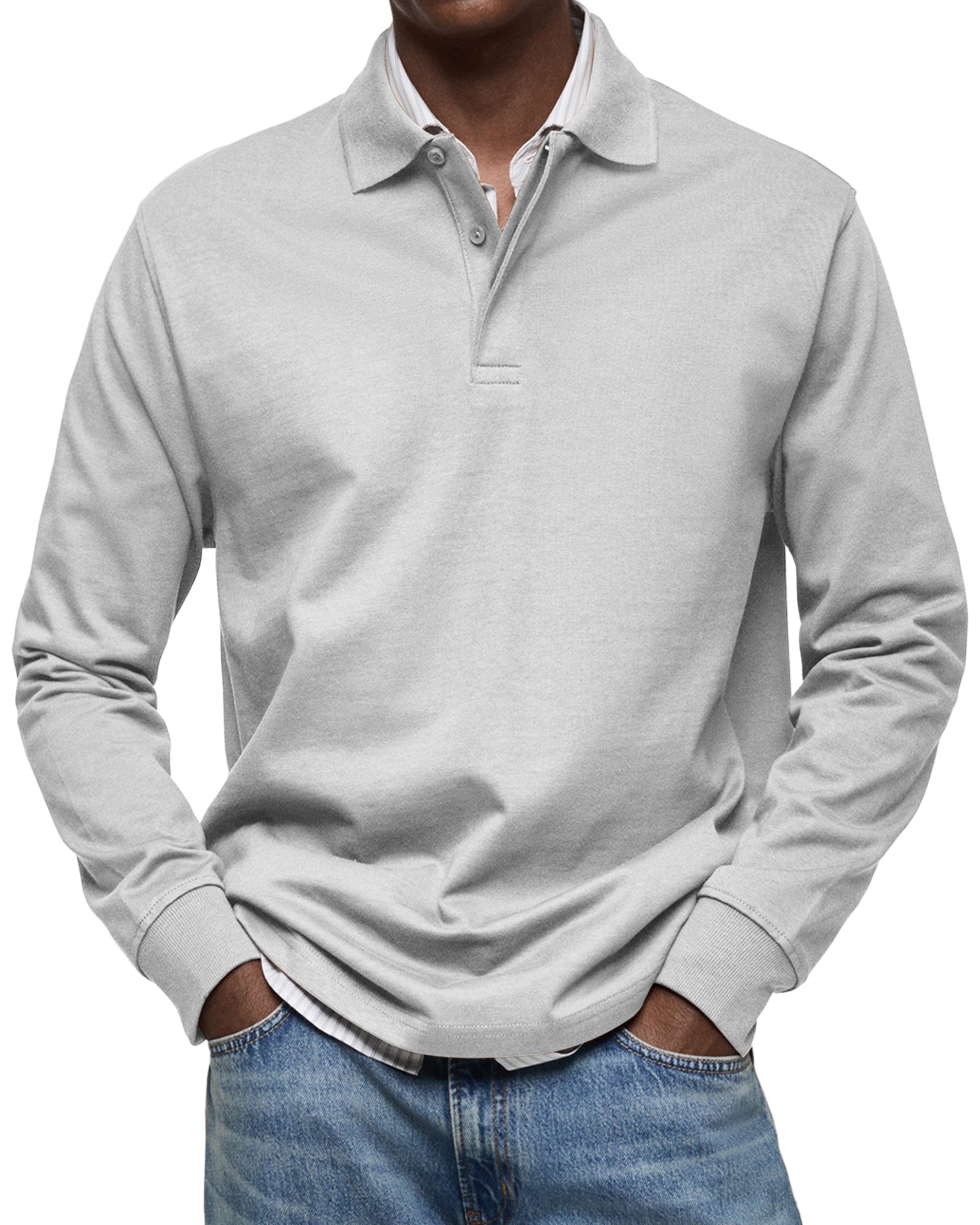 MONTAGUE YORK | LUXURY LONG-SLEEVE POLO SHIRT