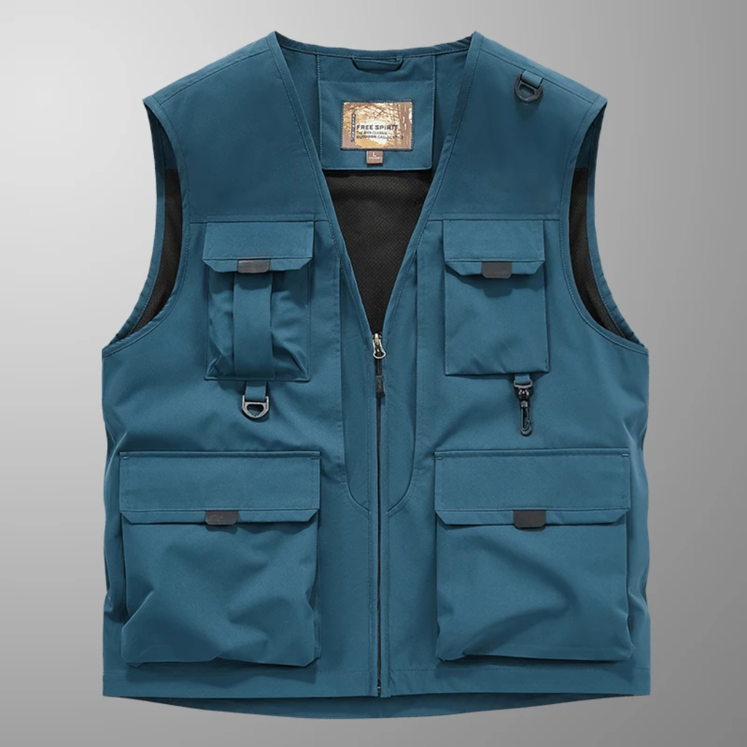 BREATHABLE MULTI-POCKET CARGO VEST