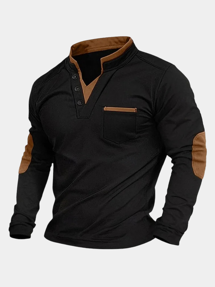 MONTAGUE YORK | V-NECK SWEATSHIRT