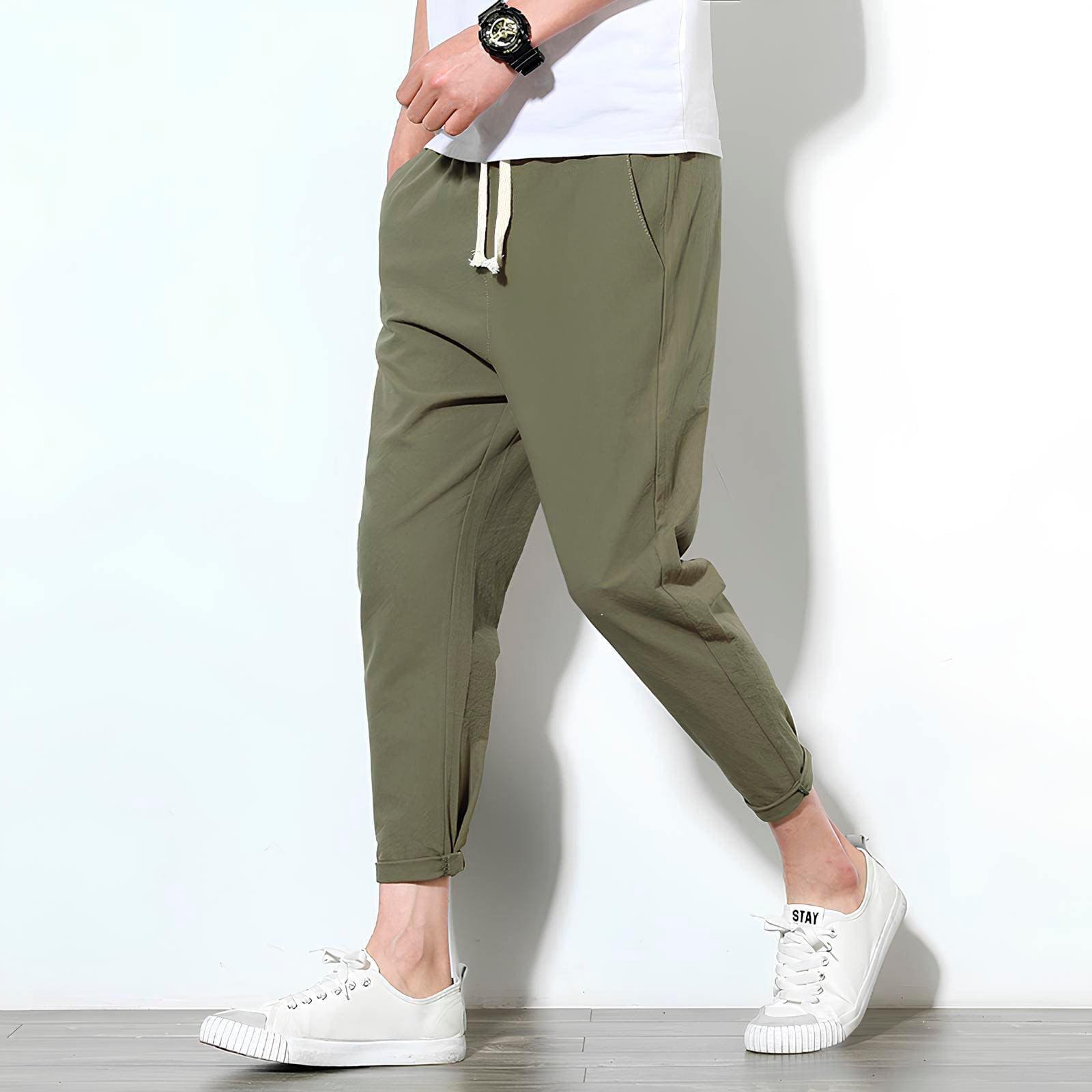 MONTAGUE YORK | COMFORTABLE FLAX PANTS