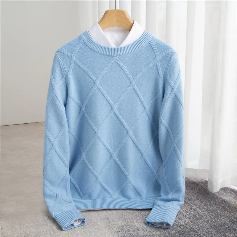 MONTAGUE YORK | Argyle Cashmere Sweater