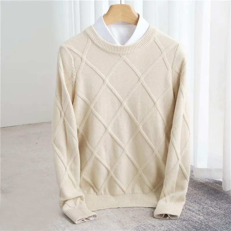 MONTAGUE YORK | Argyle Cashmere Sweater