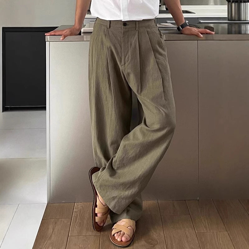 LOUIS | WIDE-LEG LINEN PANTS