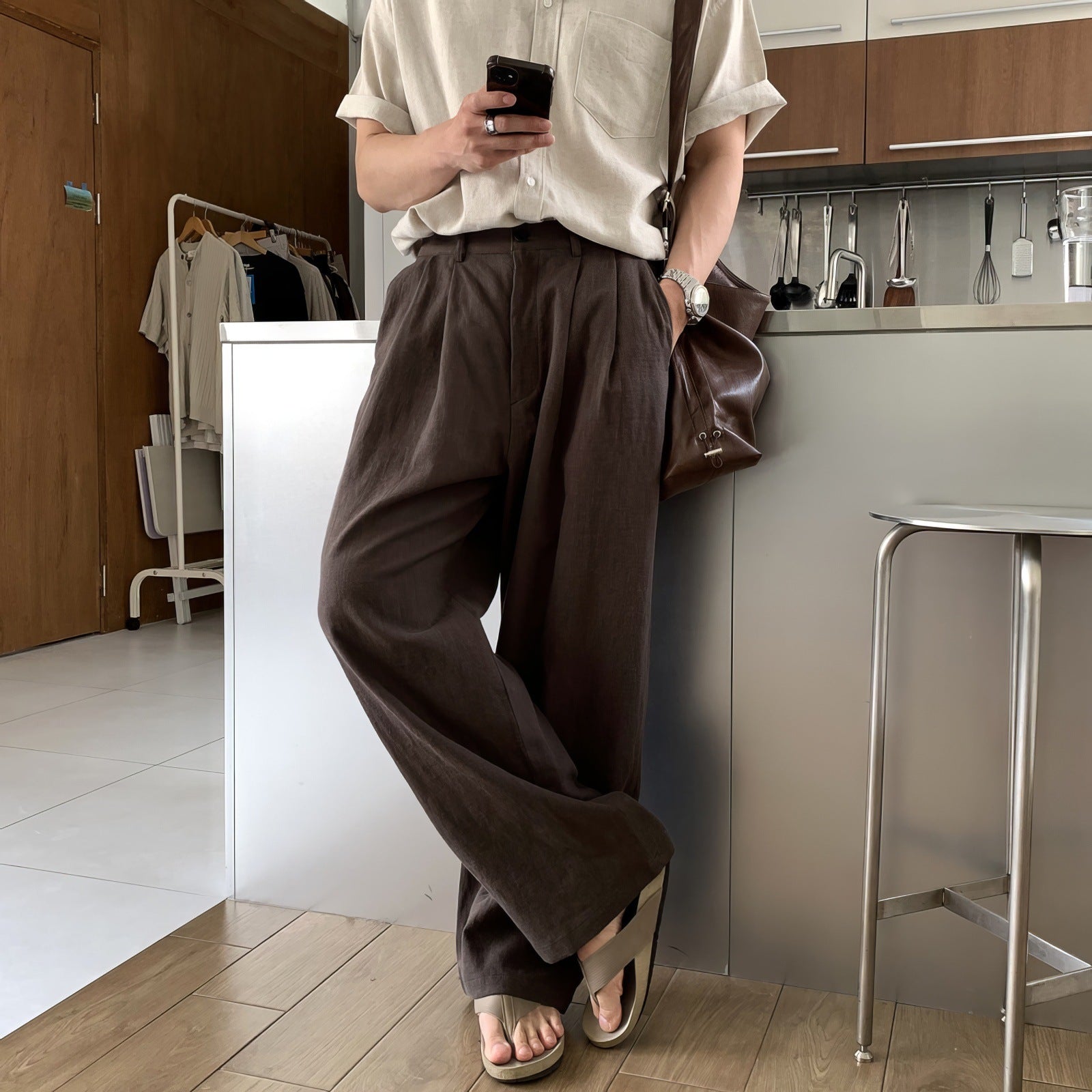 LOUIS | WIDE-LEG LINEN PANTS