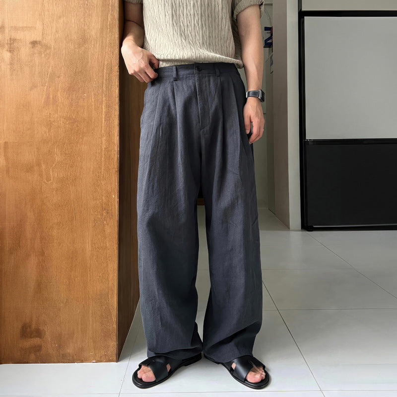 LOUIS | WIDE-LEG LINEN PANTS