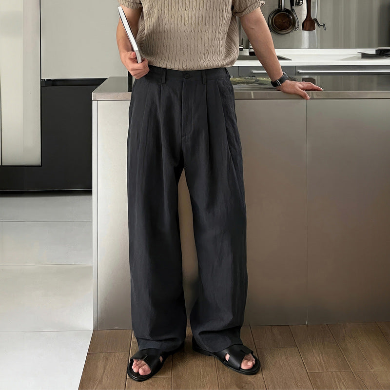 LOUIS | WIDE-LEG LINEN PANTS
