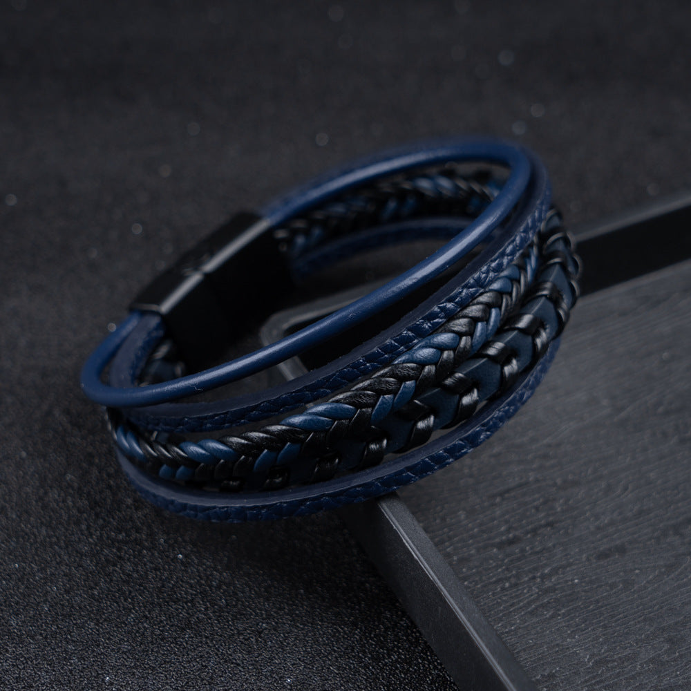 MONTAGUE YORK | LUXURY LEATHER MEN'S BRACELET