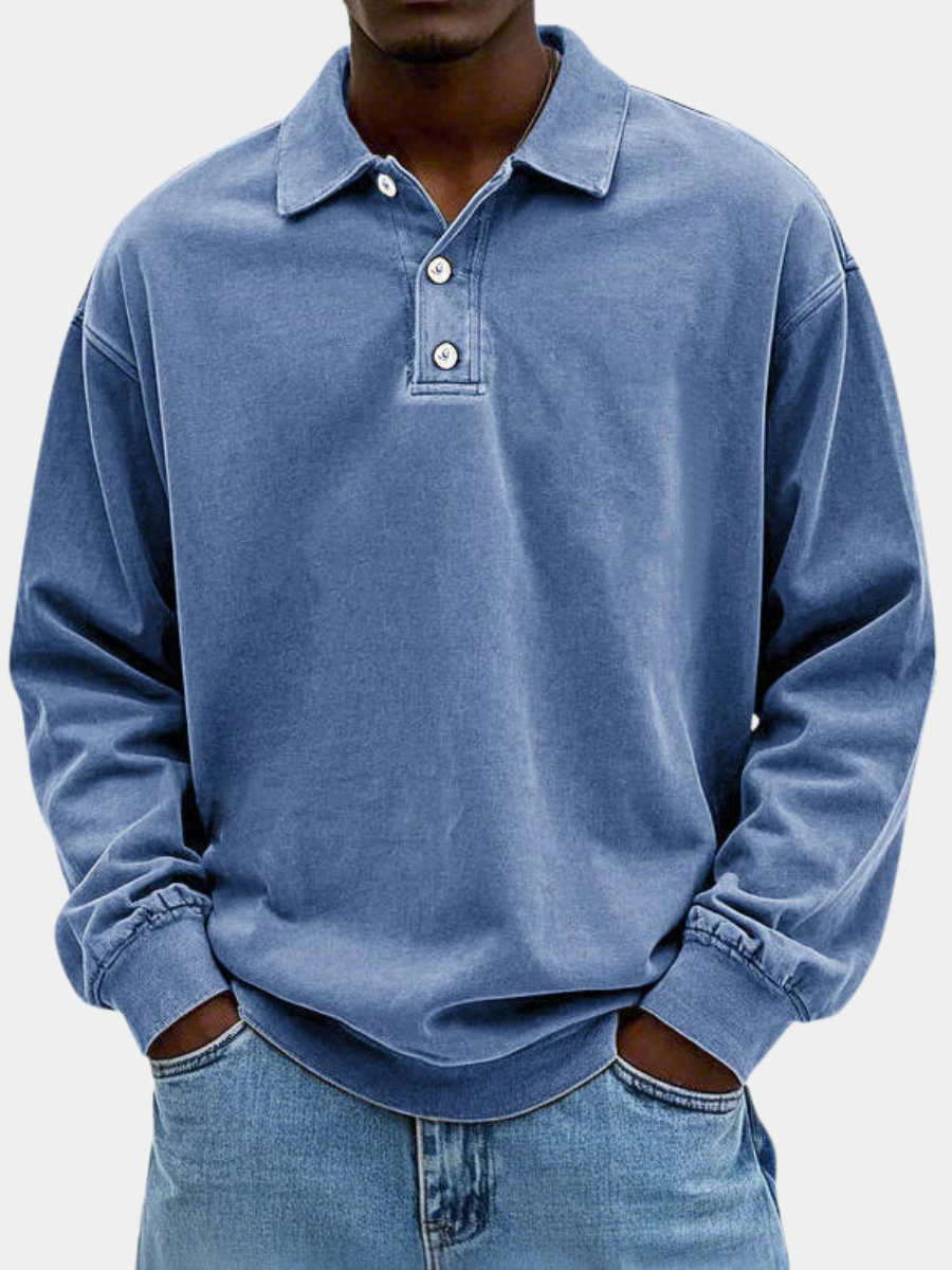 MONTAGUE YORK | CASUAL POLO SWEATER
