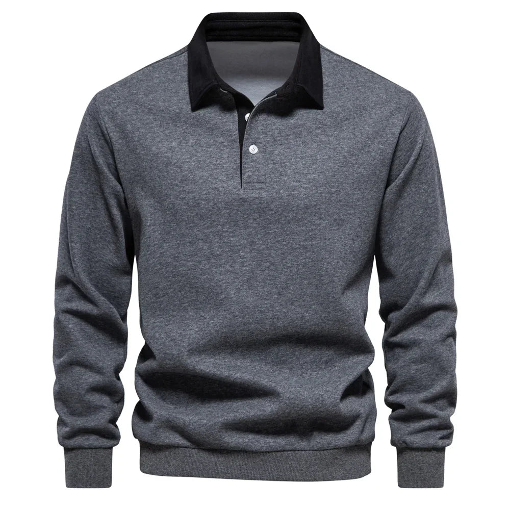 MONTAGUE YORK | Autumn Polo Sweatshirt