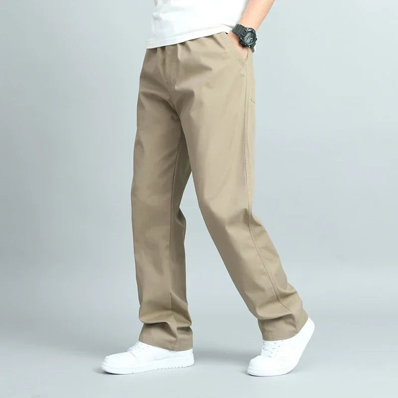 MONTAGUE YORK | MEN'S LOOSE-FIT COTTON PANTS