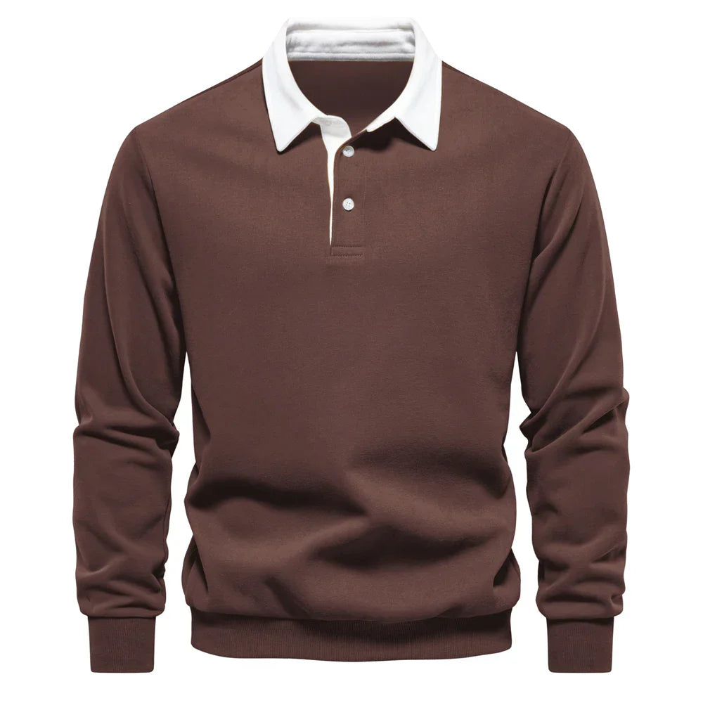MONTAGUE YORK | Autumn Polo Sweatshirt