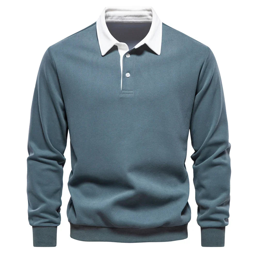 MONTAGUE YORK | Autumn Polo Sweatshirt