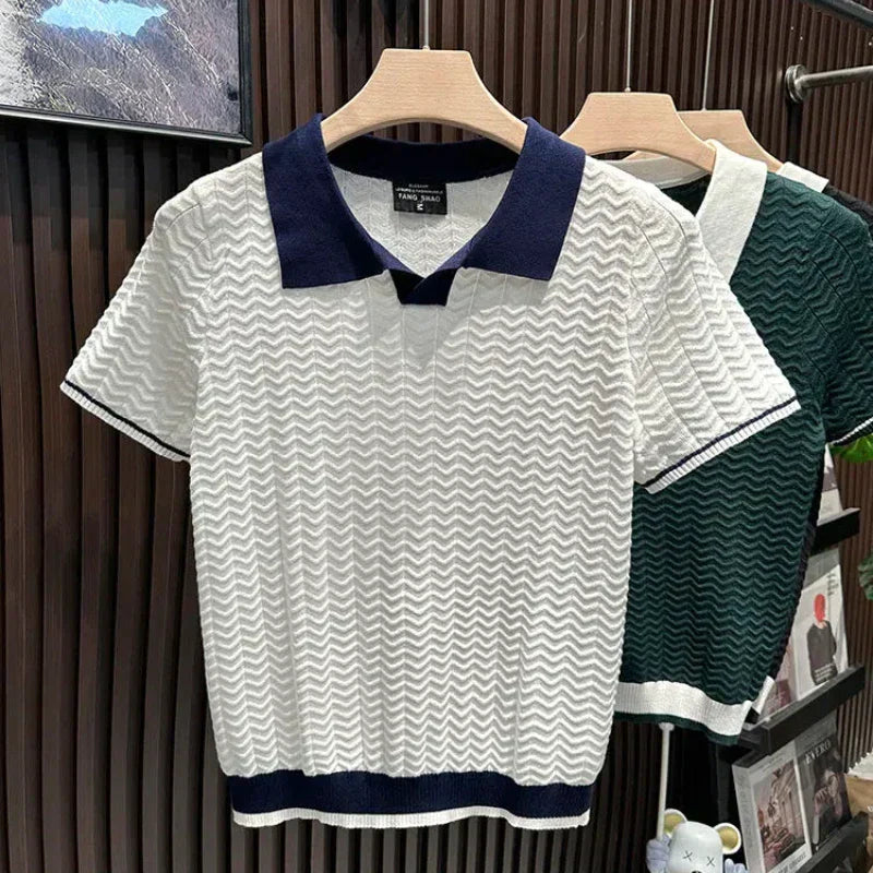 LUCA | POLO SHIRT IN RICCIO FABRIC