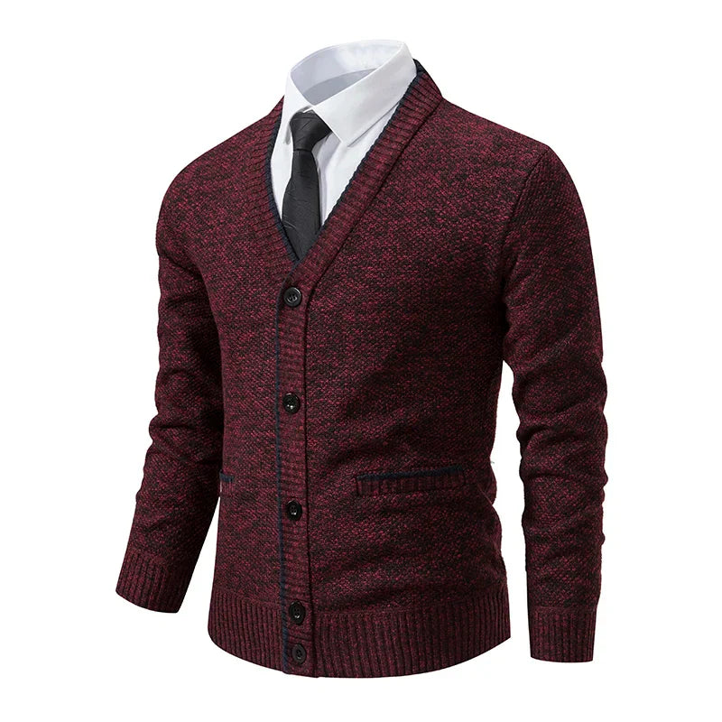 MONTAGUE YORK | LUXURY KNIT WITH V-NECK