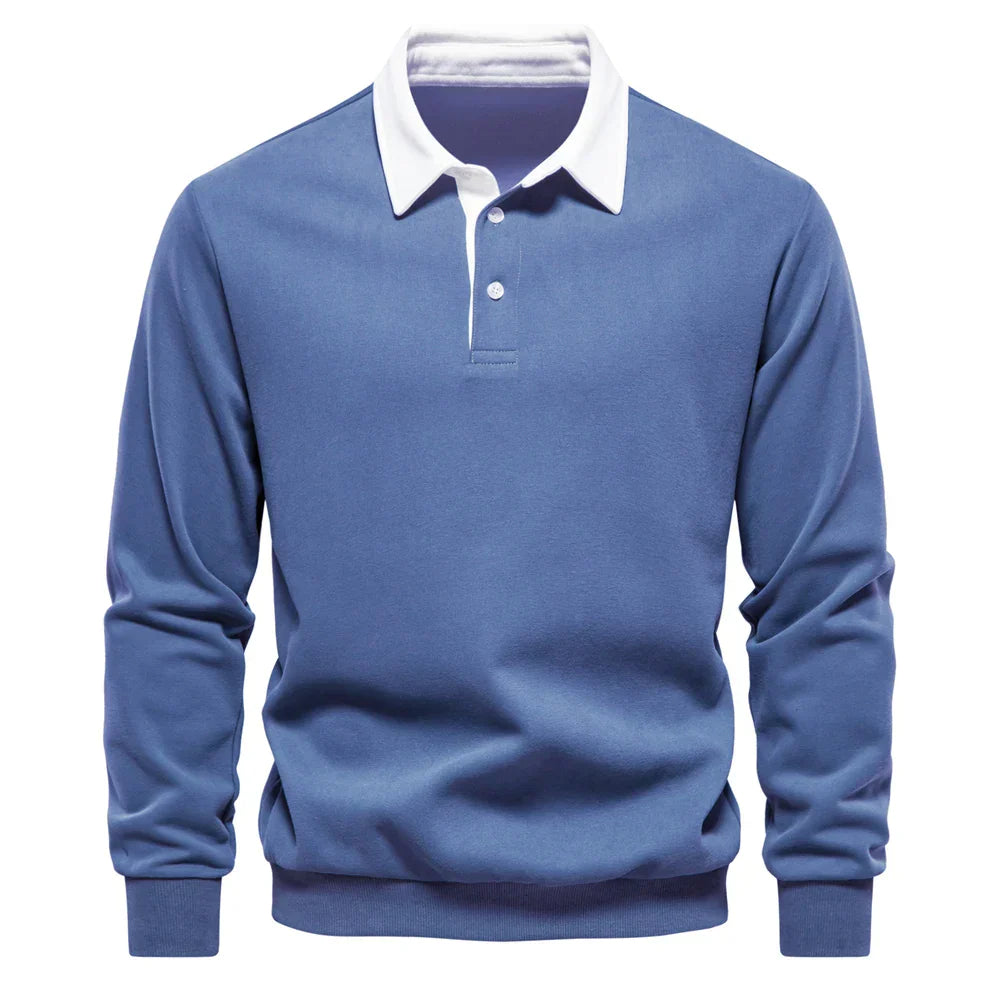MONTAGUE YORK | Autumn Polo Sweatshirt