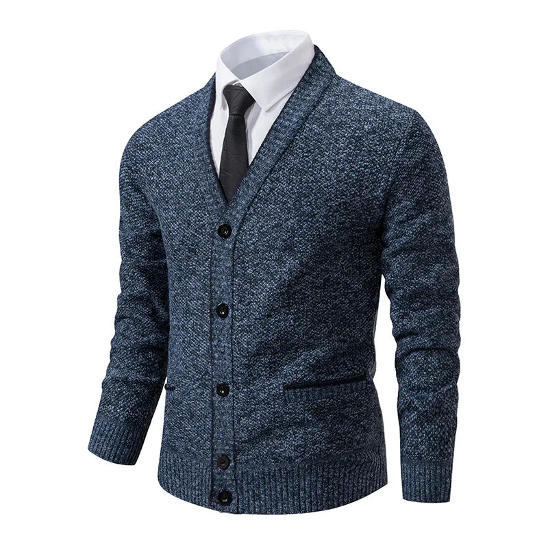 MONTAGUE YORK | LUXURY KNIT WITH V-NECK