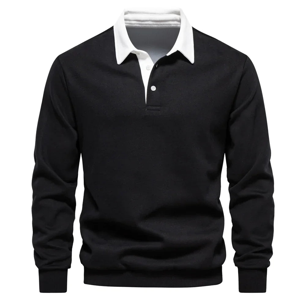 MONTAGUE YORK | Autumn Polo Sweatshirt