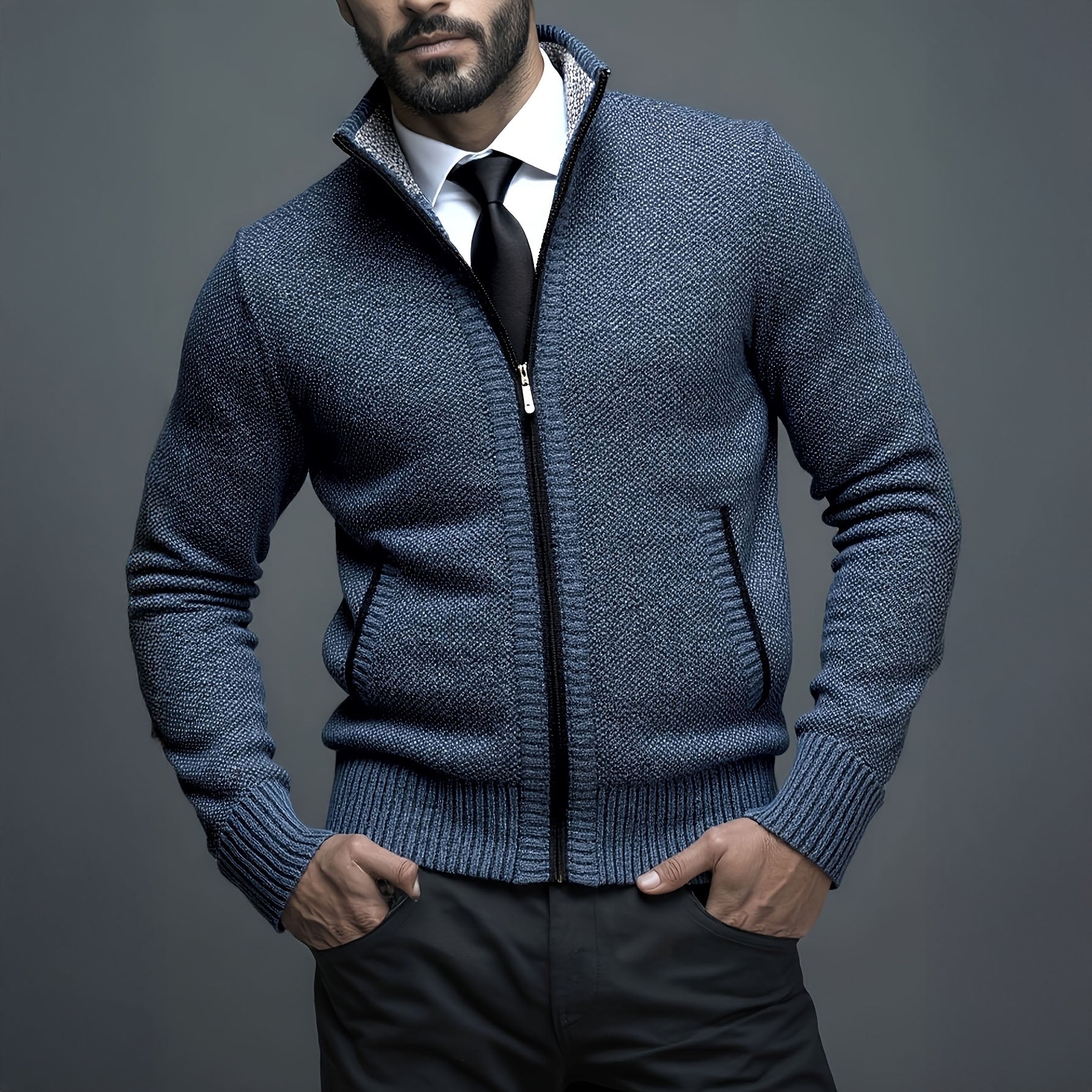 MONTAGUE YORK | LUXURY MEN'S VEST WITH ZIP