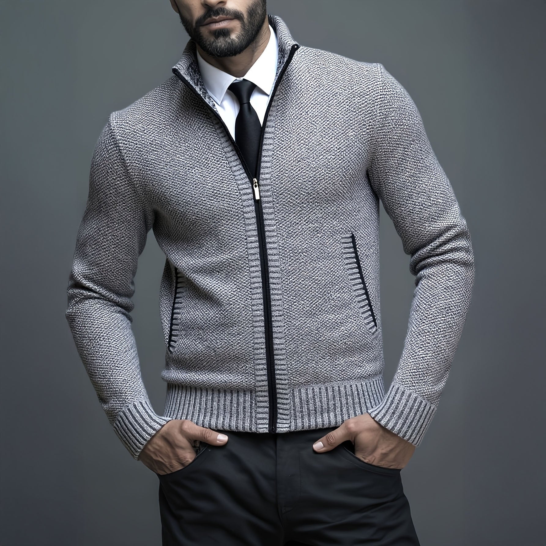 MONTAGUE YORK | LUXURY MEN'S VEST WITH ZIP