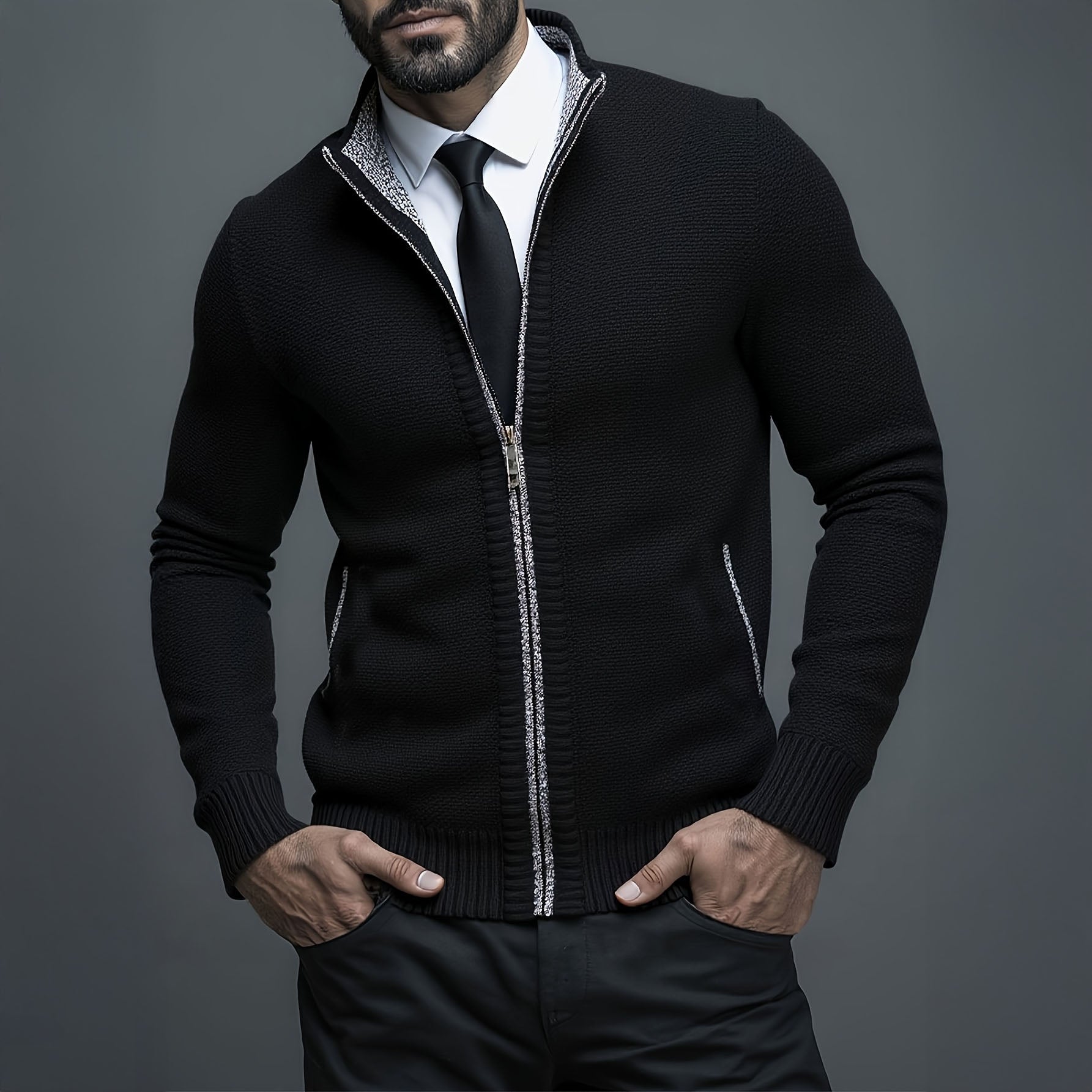 MONTAGUE YORK | LUXURY MEN'S VEST WITH ZIP