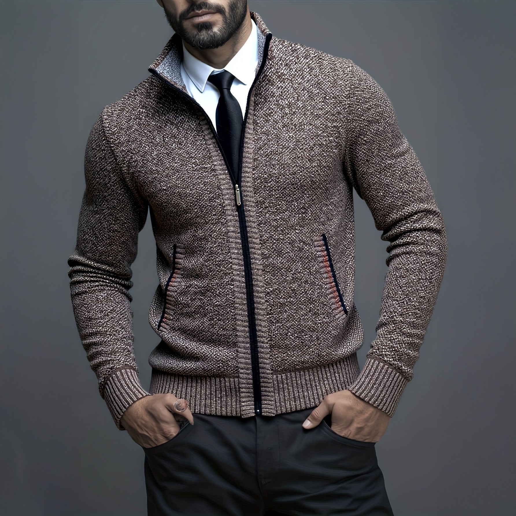 MONTAGUE YORK | LUXURY MEN'S VEST WITH ZIP