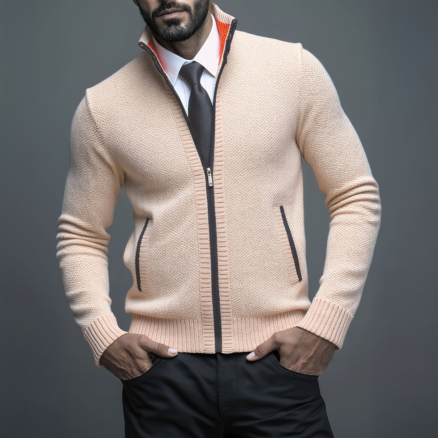 MONTAGUE YORK | LUXURY MEN'S VEST WITH ZIP