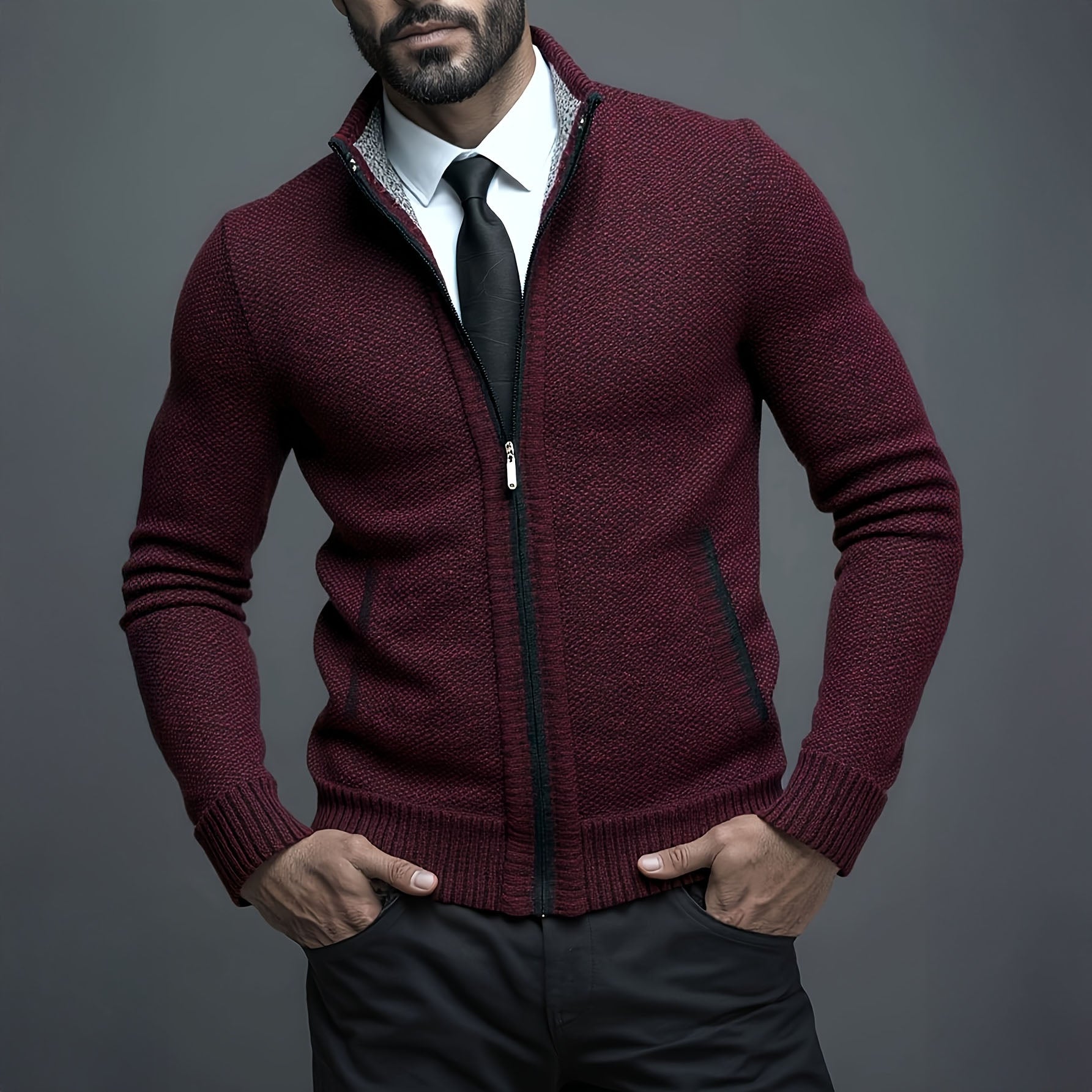 MONTAGUE YORK | LUXURY MEN'S VEST WITH ZIP