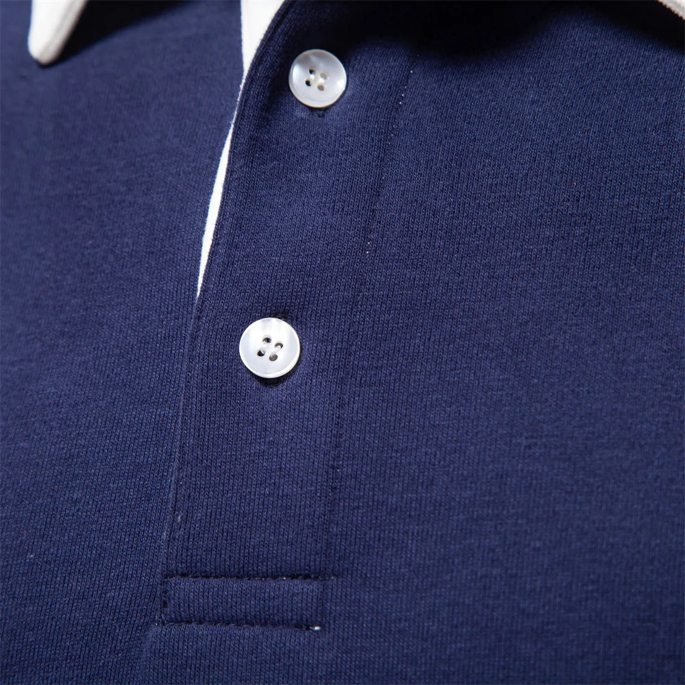 MONTAGUE YORK | Autumn Polo Sweatshirt