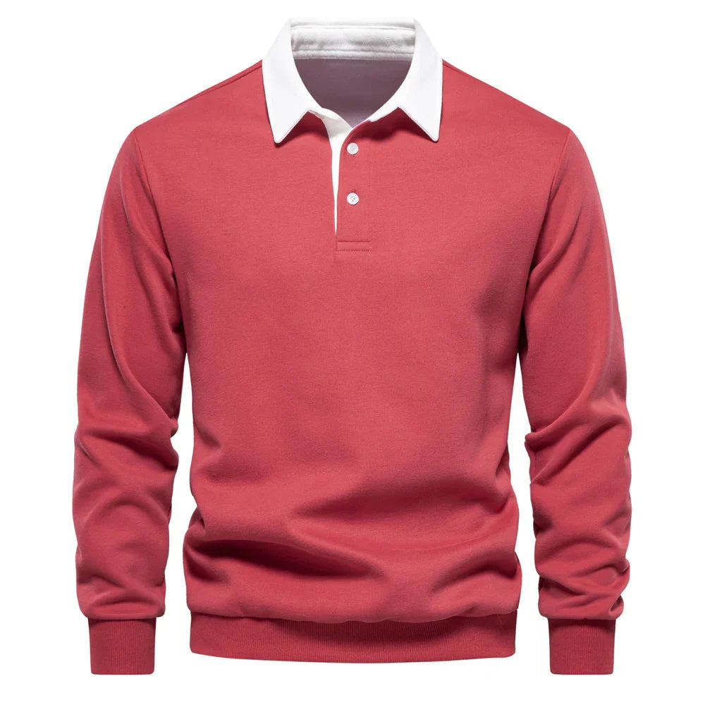 MONTAGUE YORK | Autumn Polo Sweatshirt