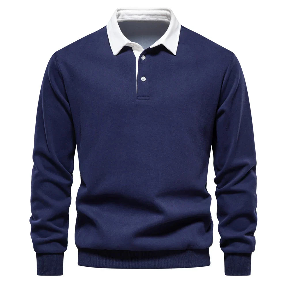 MONTAGUE YORK | Autumn Polo Sweatshirt