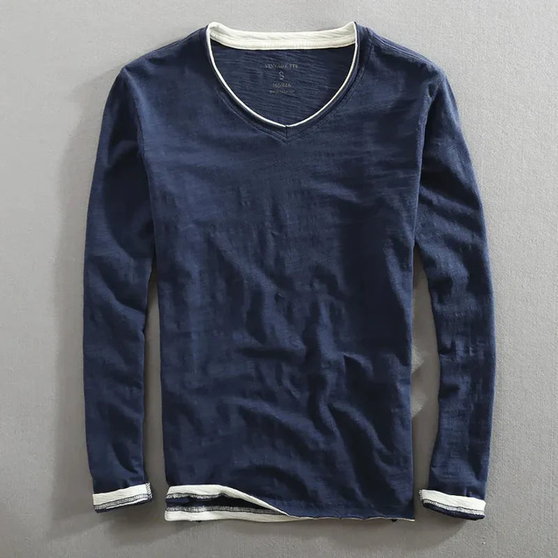 MONTAGUE YORK | LONG-SLEEVED COTTON SHIRT