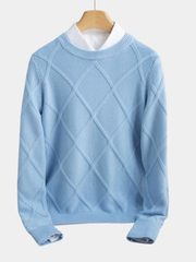 MONTAGUE YORK | Argyle Cashmere Sweater