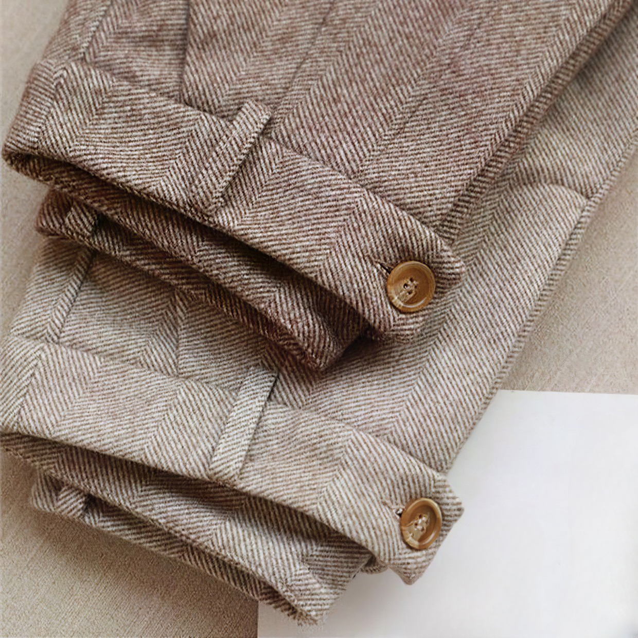 ELEGANT PURE WOOL TAILOR-MADE PANTS